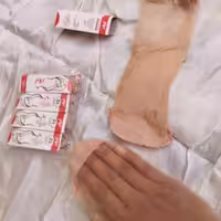 جوراب شیشه ای کرم زنانه برند آیلار
