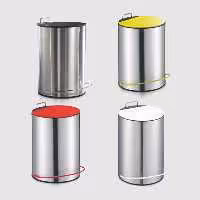 سطل زباله استیل 5 لیتری یونیک کد 4229