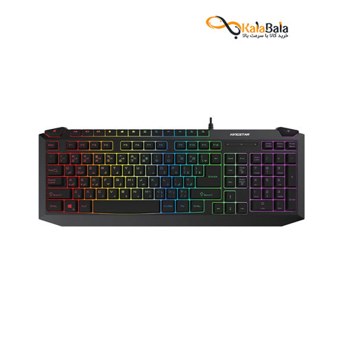 خرید و قیمت کیبورد باسیم کینگ استار KB165G RGB GAMING KEYBOARD