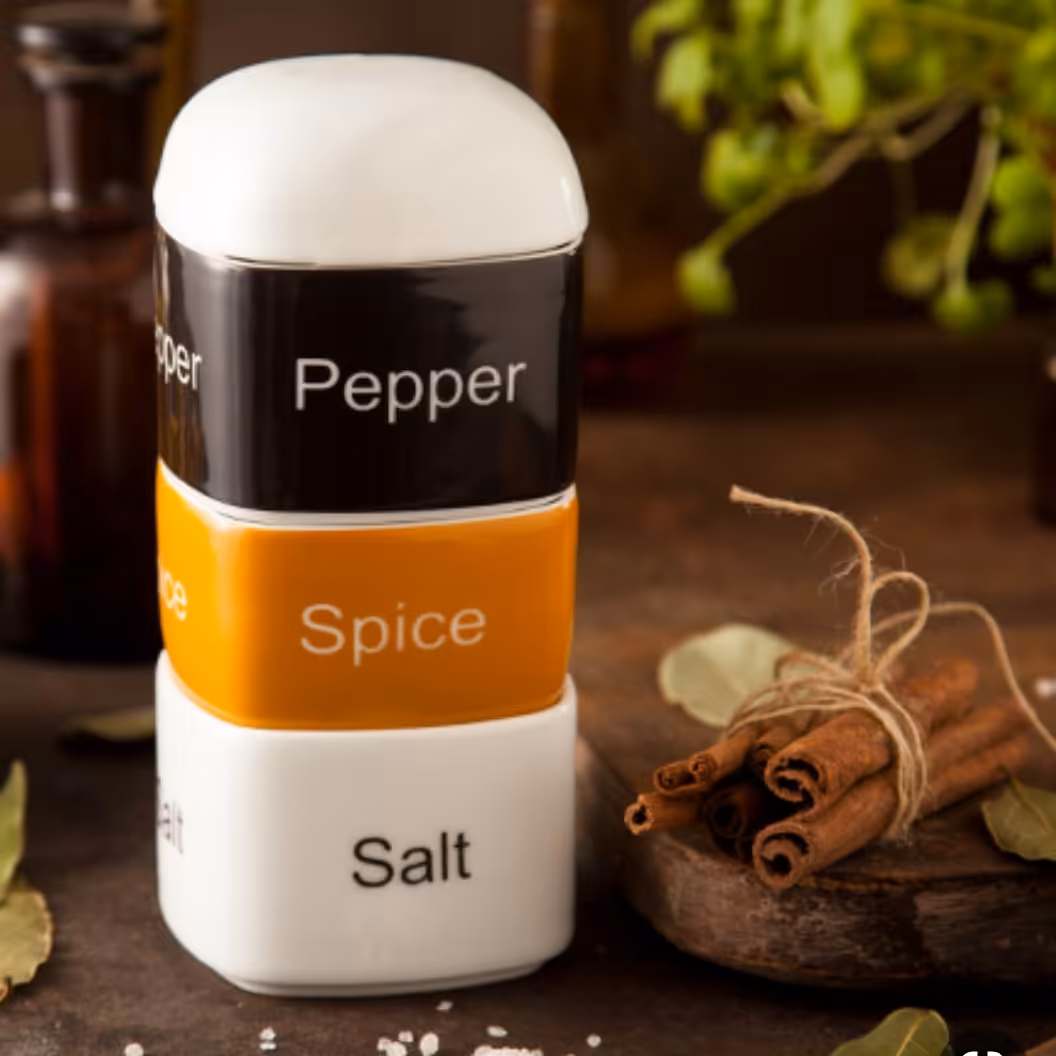 ظرف ادویه کواترو 4 عددی اسپایس درجه 3