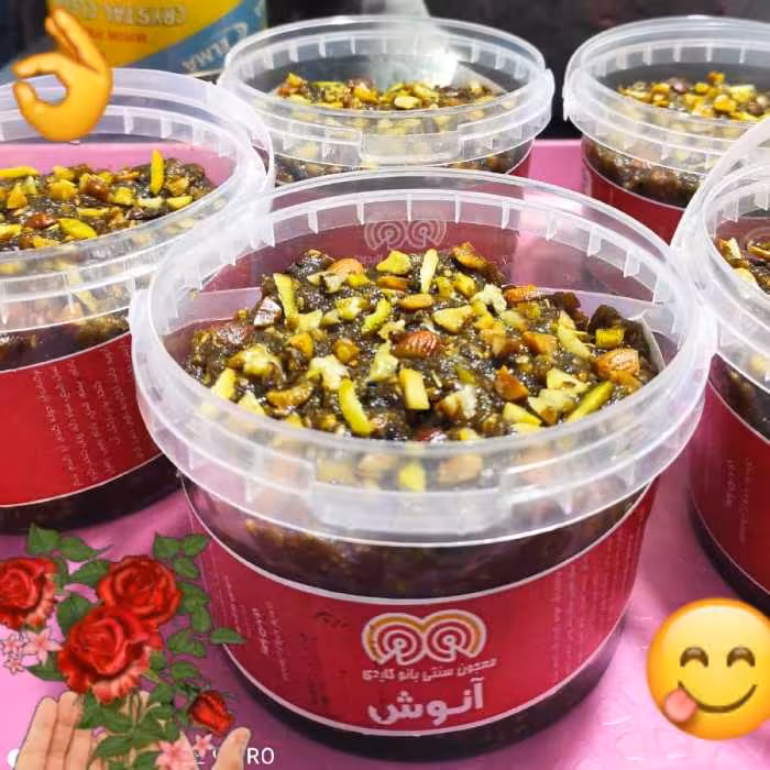 معجون چهار مغز بر پایه عسل و دوای گرم