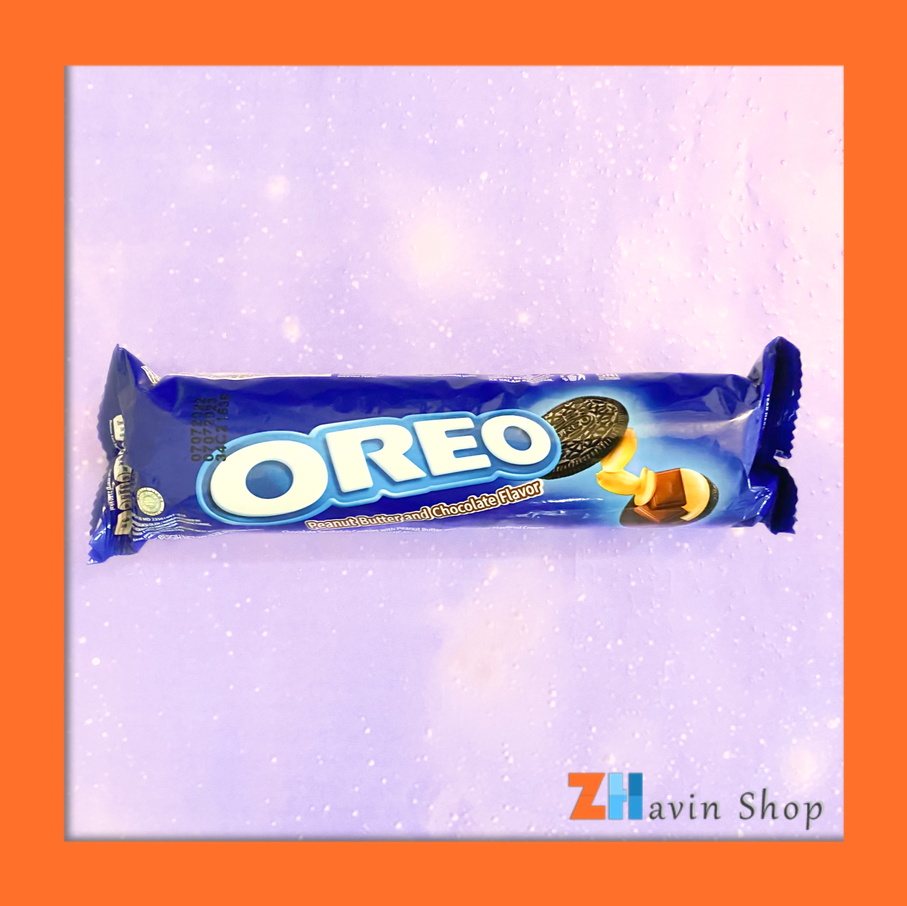 بیسکوییت اورئو Oreo با طعم شکلات و کره بادام زمینی