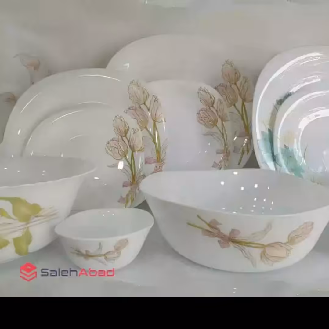 سرویس آرکوپال طرح گل لاله طلایی 