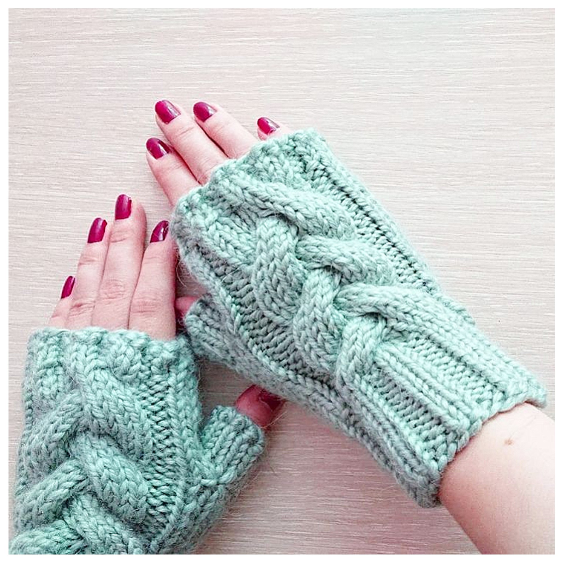 دستکش بدون انگشت بافتنی بافت دستکش قلاببافی ترک