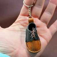 جاکلیدی چرم گاوی دست دوزکد5318 پک 2عددی