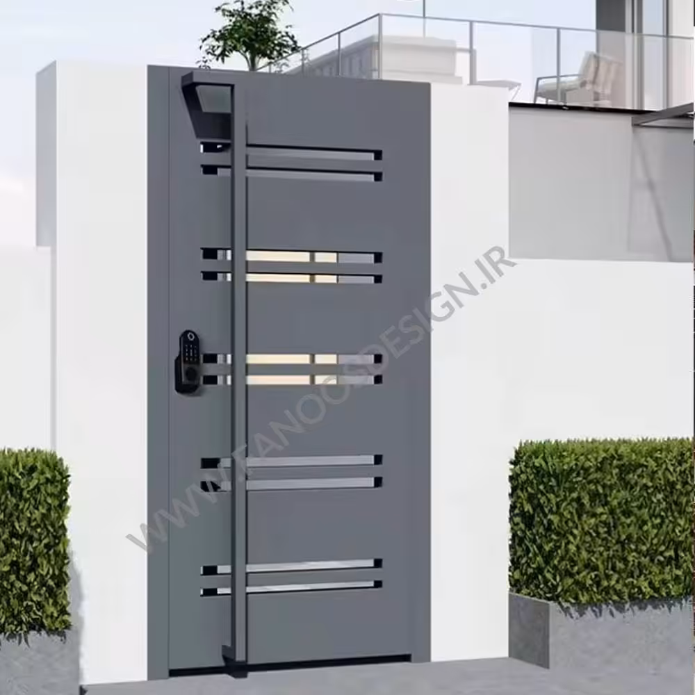 در حیاطی نفررو برش لیزری مدرن کد 40046