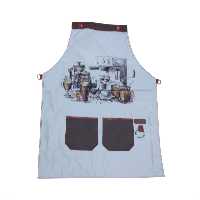 پیش بند باریستا رنگ طوسی با کیفیت عالی مناسب برای کافه و رستوران