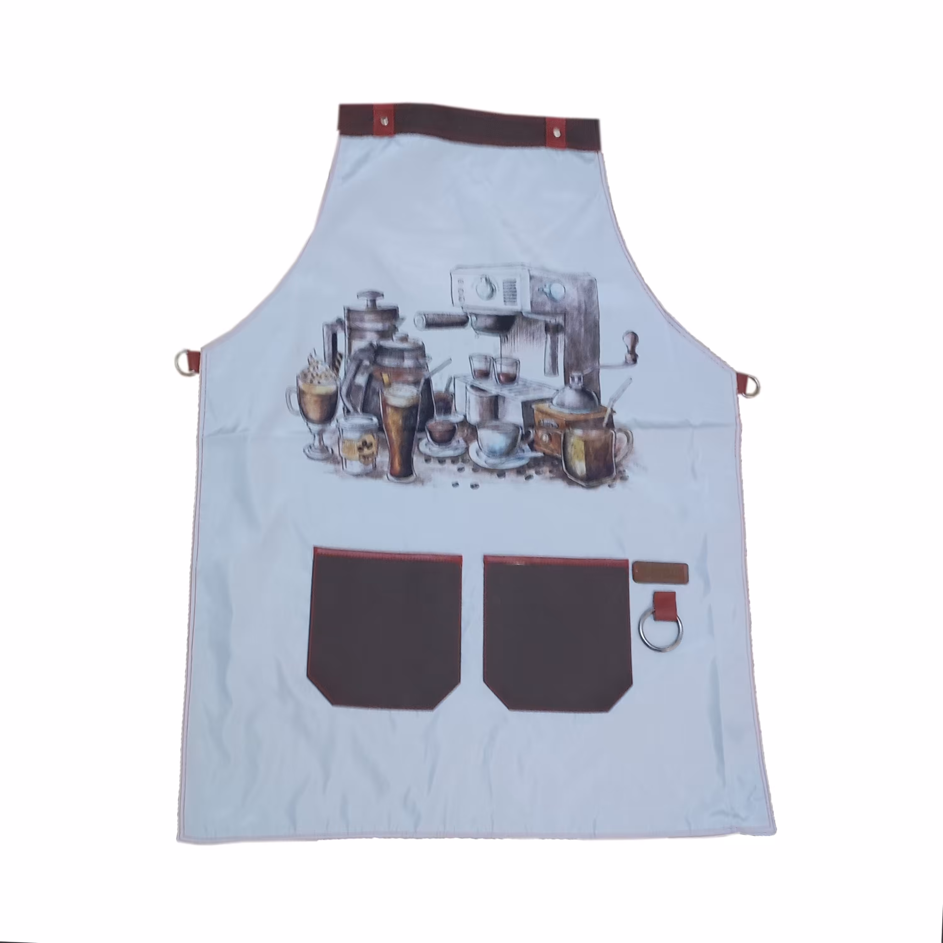 پیش بند باریستا رنگ طوسی با کیفیت عالی مناسب برای کافه و رستوران