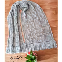 شال دستبافت مدل رقص لاله ها