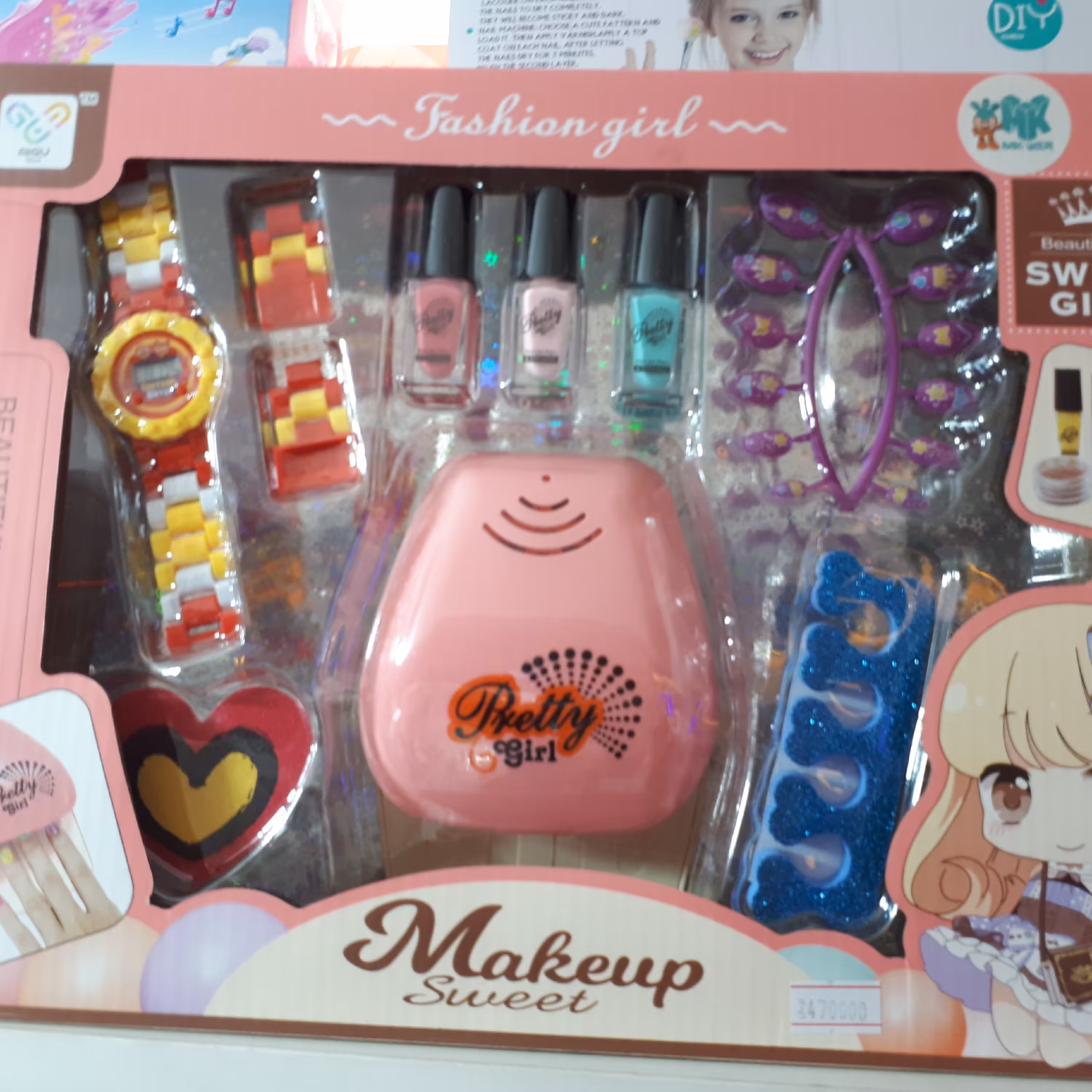 اسباب بازی ست آرایشی ،استامپر ،لاک خشک کن و.. کیفیت عالی و خارجی 