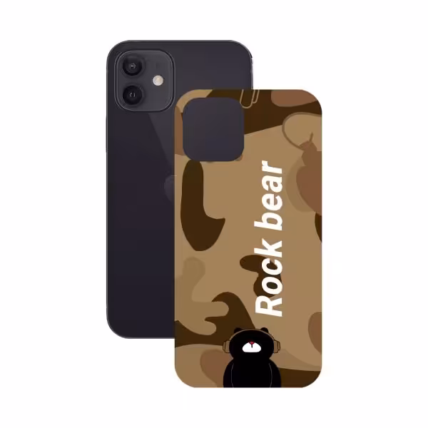 برچسب پوششی راک اسپیس طرح RB-011 مناسب برای گوشی موبایل آیفون مدل iPhone 12 mini