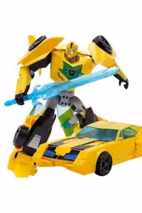 ماشین اسباب بازی زرد TOY METAL BODY ROBOT CAR TRANSFORMER TRUST STORE