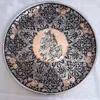 تابلو قلم زنی طرح مینیاتور