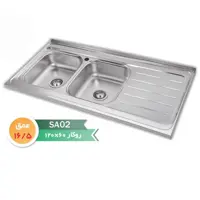سینک ظرفشویی روکار الماس مدل SA02