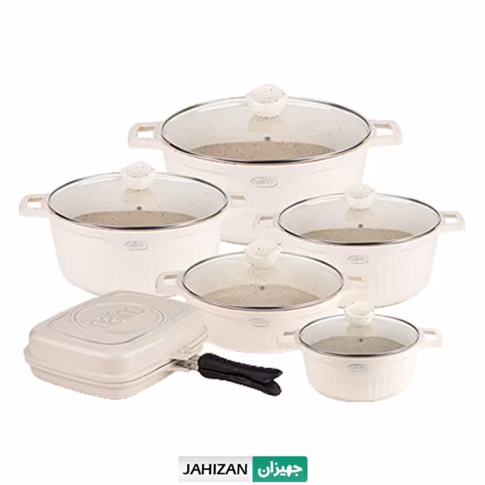 سرویس قابلمه 12پارچه نالینو مدل alonso (گرانیت)