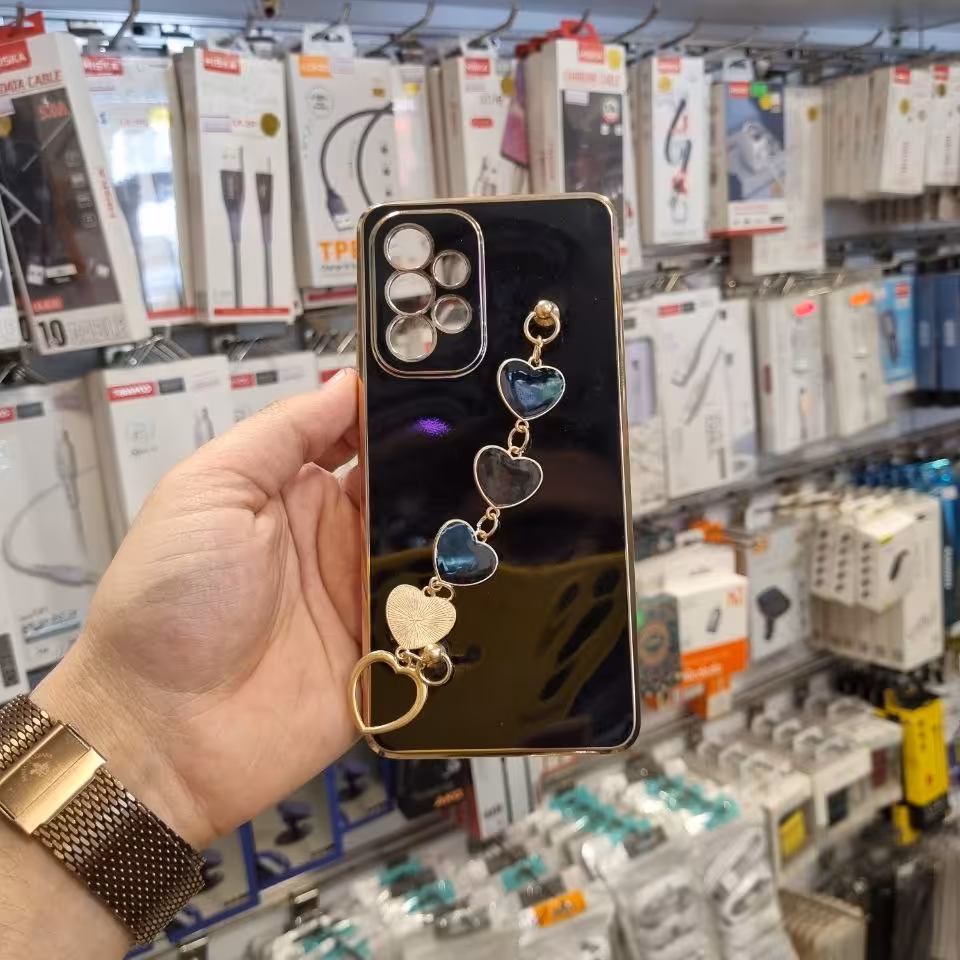 قاب گوشی Galaxy A53 5G سامسونگ طرح مای کیس قلبی آویزدار