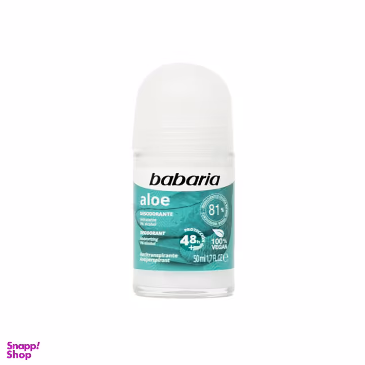 رول ضد تعریق باباریا مدل Aloe حجم 50  میلی لیتر