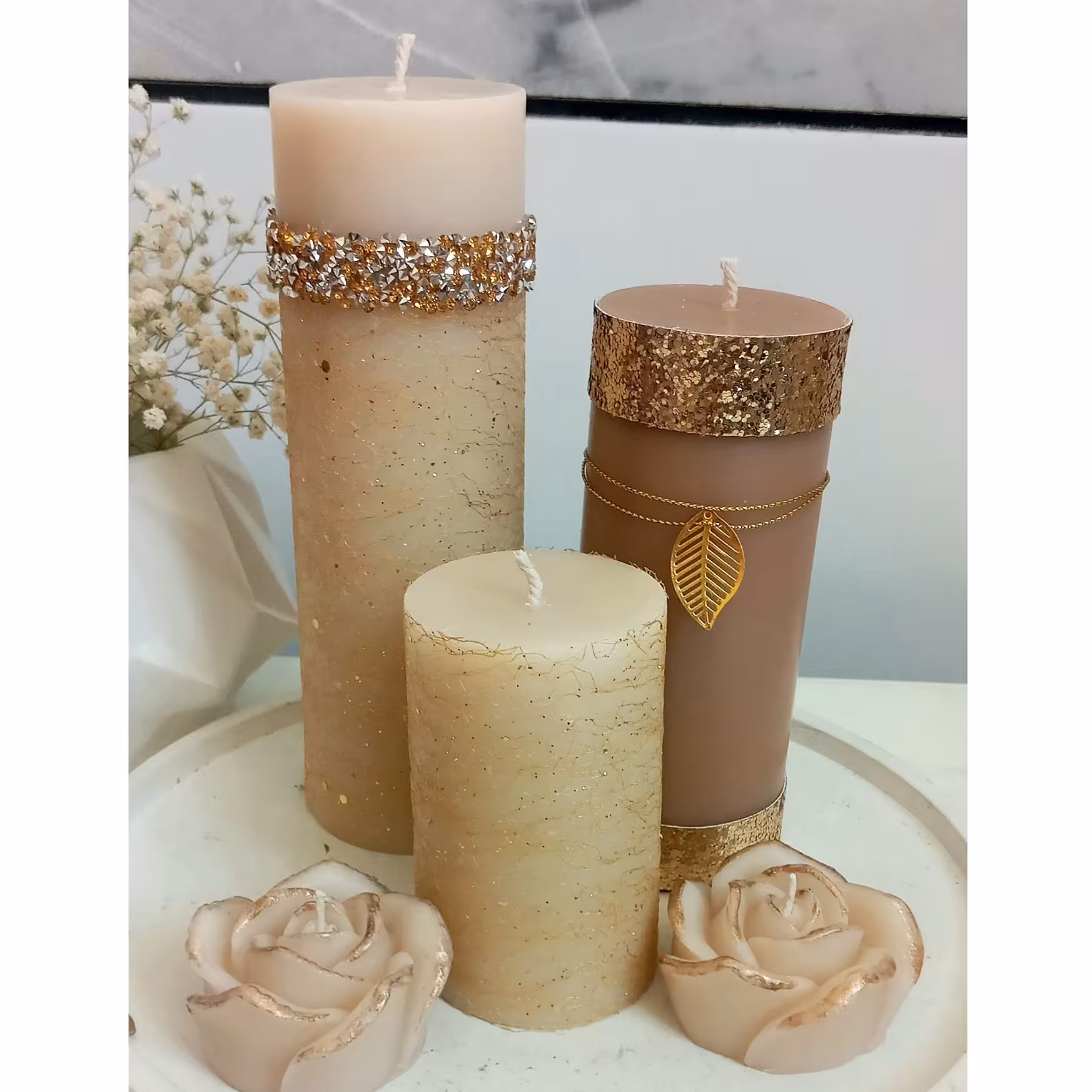 ست شمع دکوری