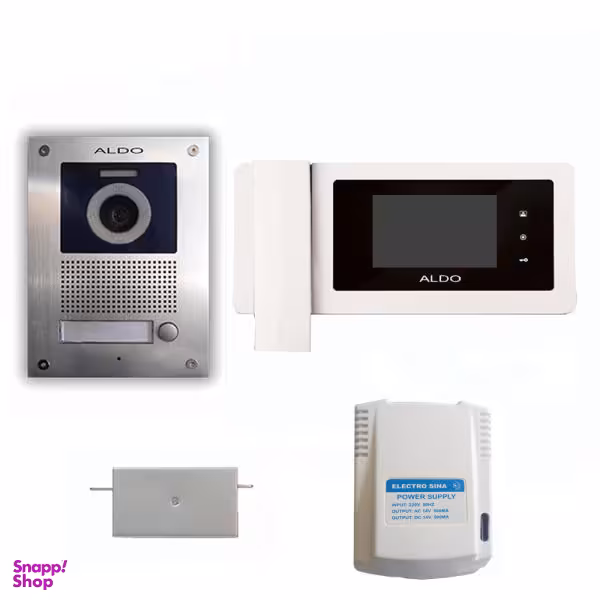 آیفون تصویری آلدو مدل 414mV1 مجموعه چهار عددی