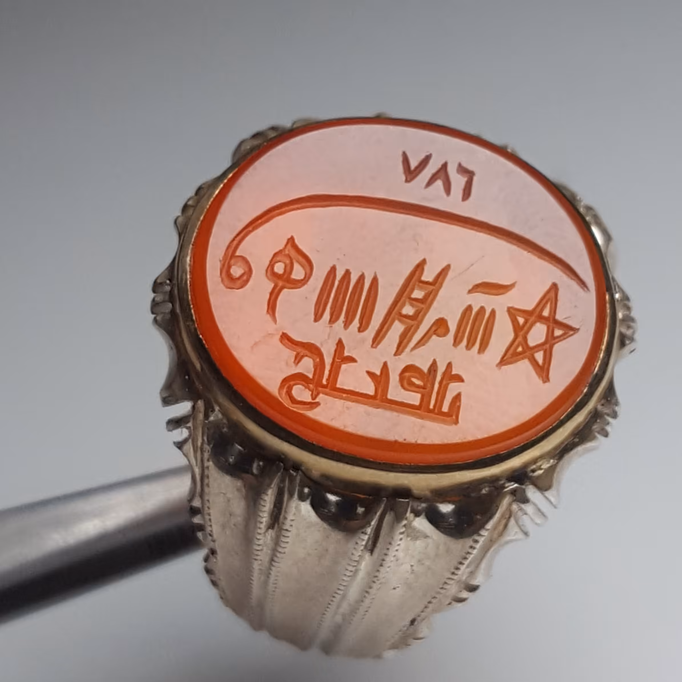 انگشتر عقیق یمن شرف الشمس رکاب شیرازی 