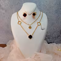  نیم ست تمام استیل مدل سپید(کد 336)