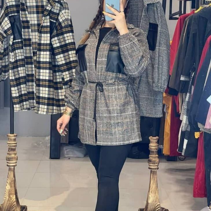 مانتو چهارخانه پاییزه