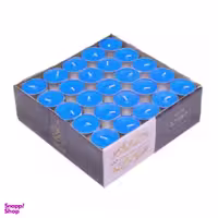 شمع وارمر یانار بسته 100 عددی رنگ آبی