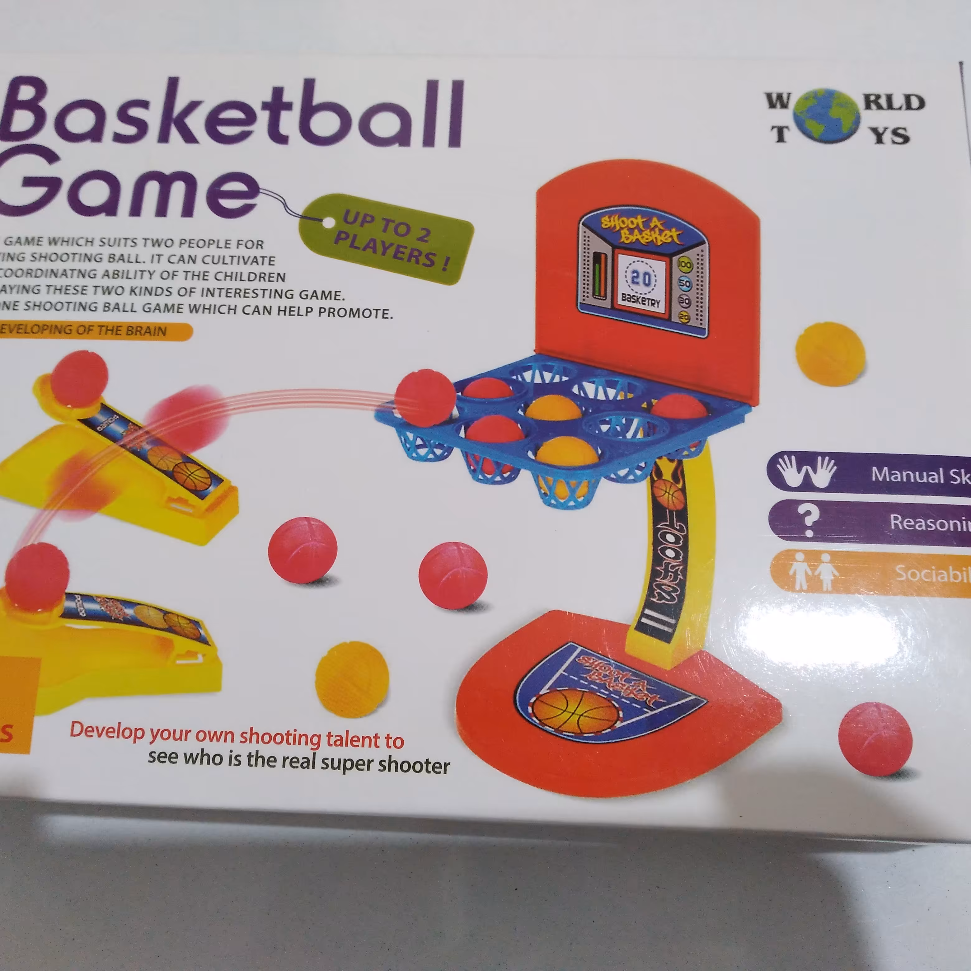 بسکتبال رومیزی انگشتی (ارسال رایگان)