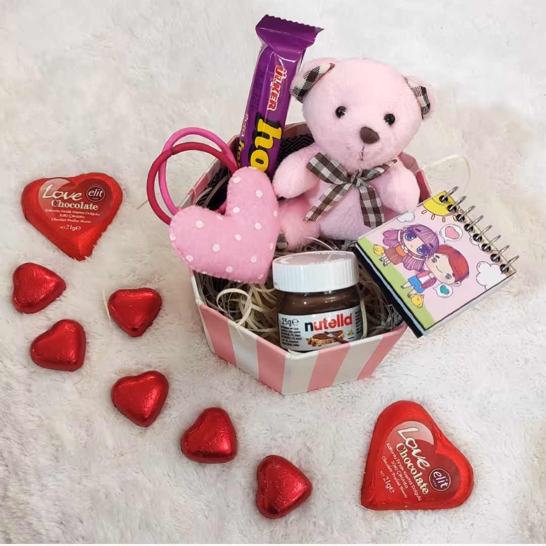 باکس ولنتاین صورتی 