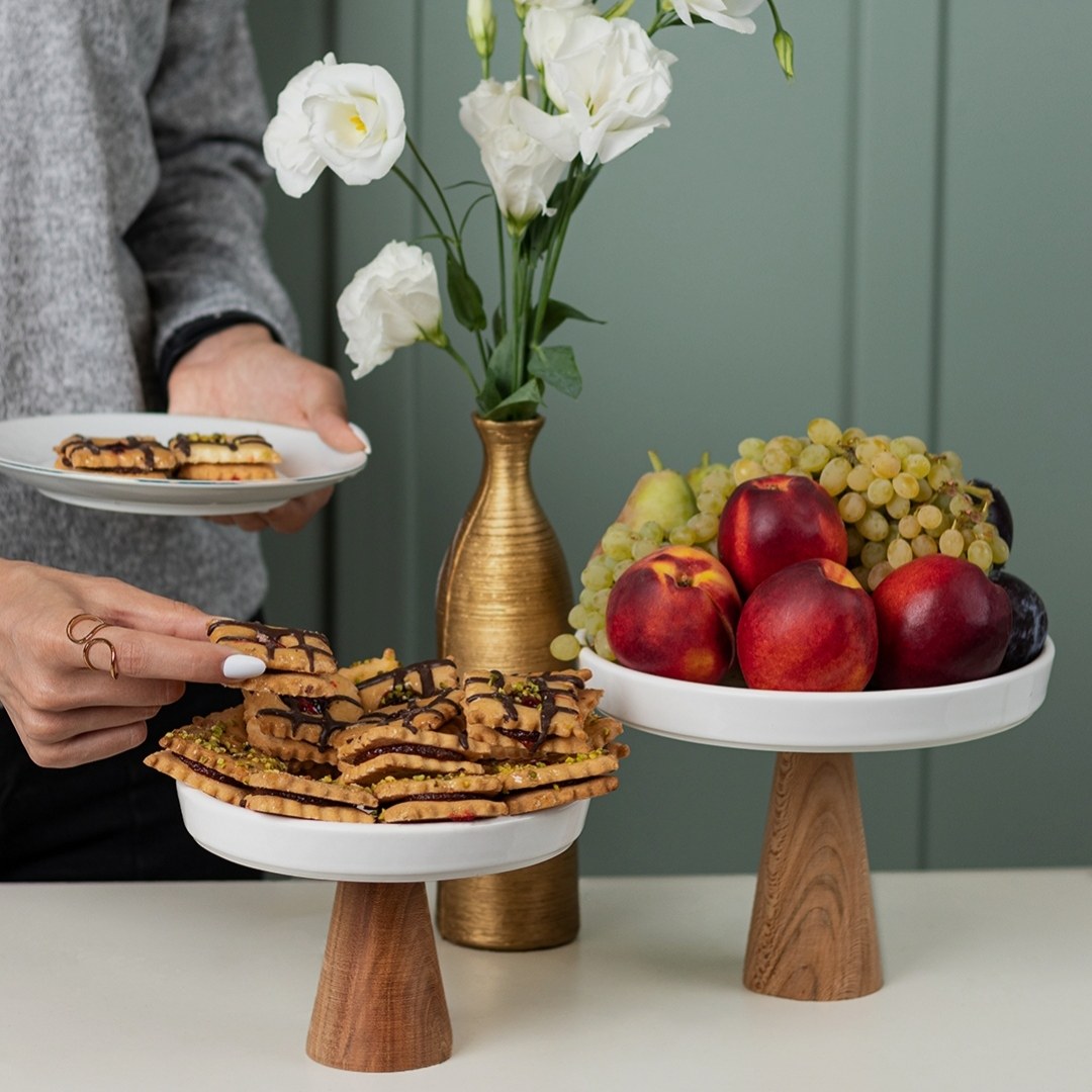 استند چوب و فلز جفتی