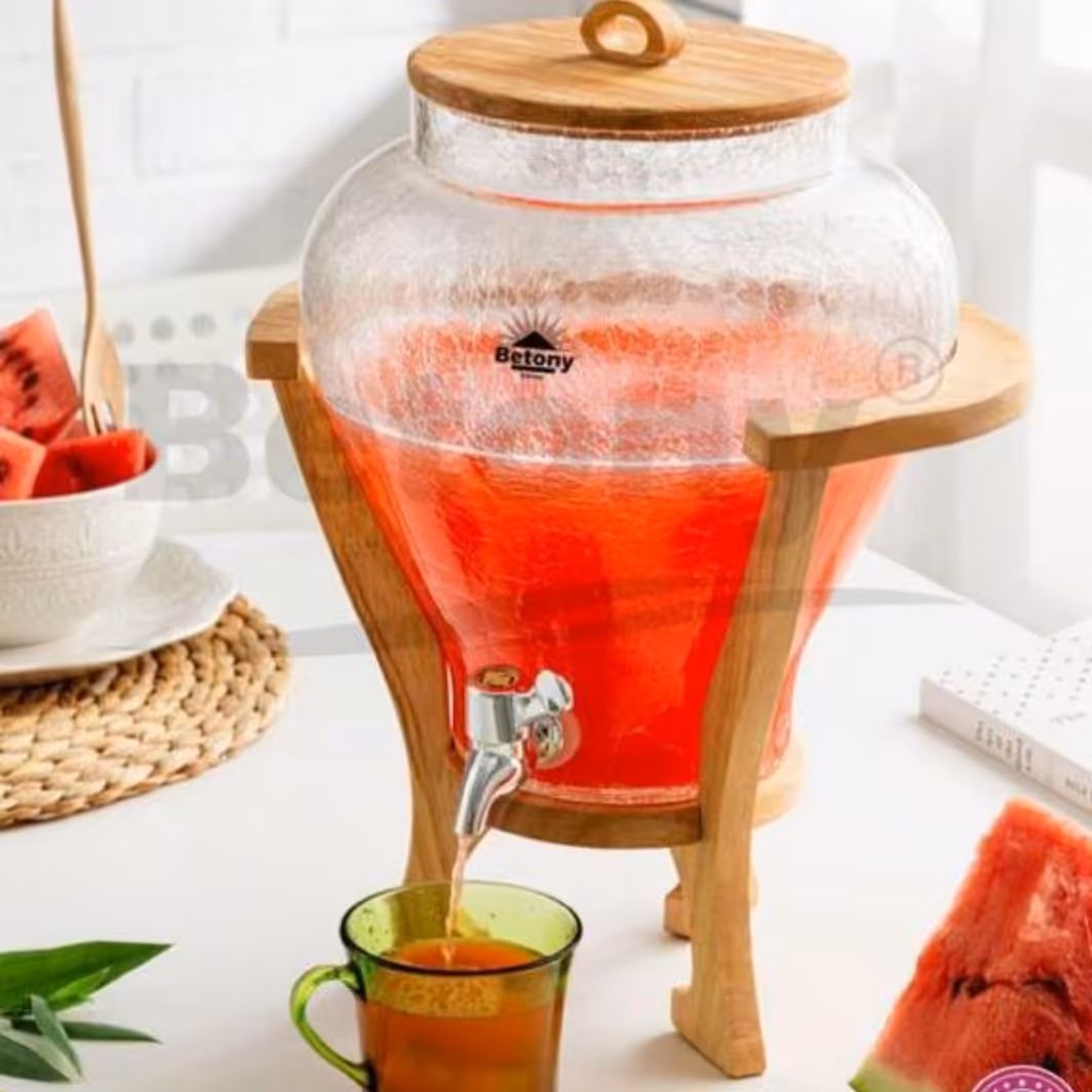 کلمن ریتا مارک بتونی اصل به همراه پایه چوبی