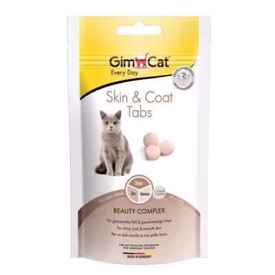 قرص پوست و موی جیم‌کت SKIN&COAT TABS (40 گرم)