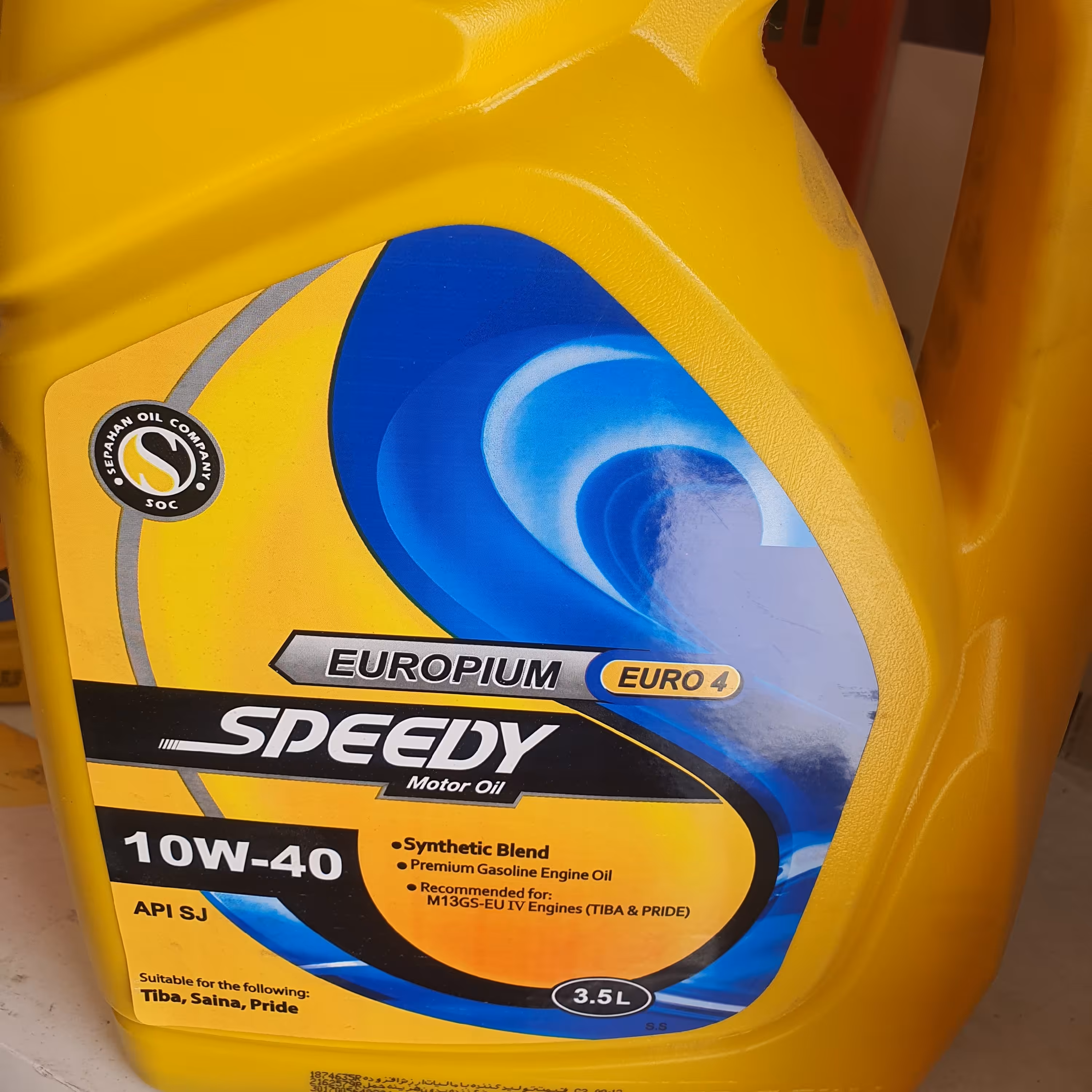 اسپیدی یورو پیوم 10w40
