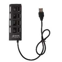 هاب 4 پورت USB 2.0  مدل HI-SPEED کلیددار