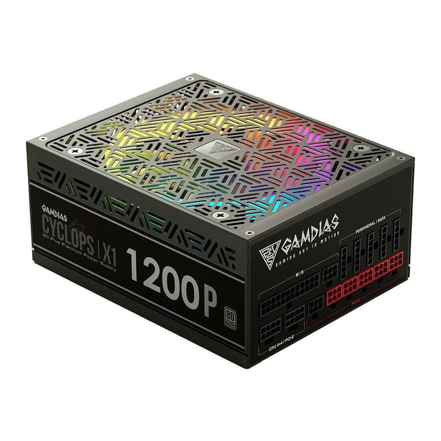 قیمت و خرید پاور کامپیوتر 1200 وات تمام ماژولار گیم دیاس مدل CYCLOPS X1-1200P | یاس ارتباط