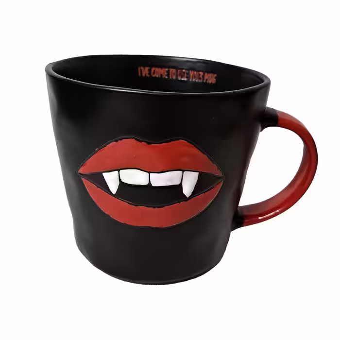 ماگ وارداتی طرح خون آشام هالووینی مدل برجسته