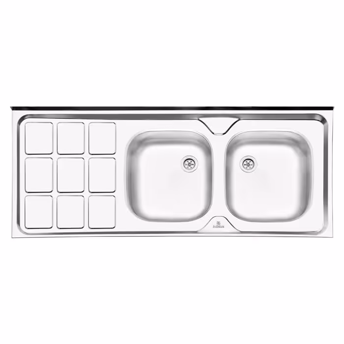 سینک ظرفشویی پرنیان استیل مدل PS3104 روکار