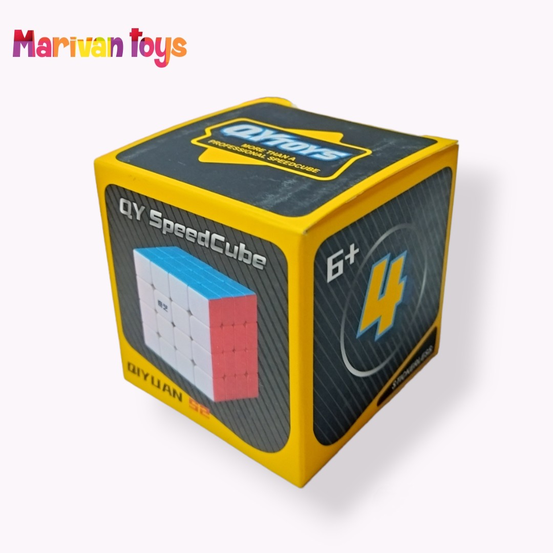مکعب روبیک 4 در 4 خودرنگ مدل کای وای QIYUAN