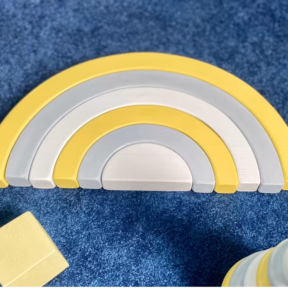 رنگین کمان چوب روس 6عددی 