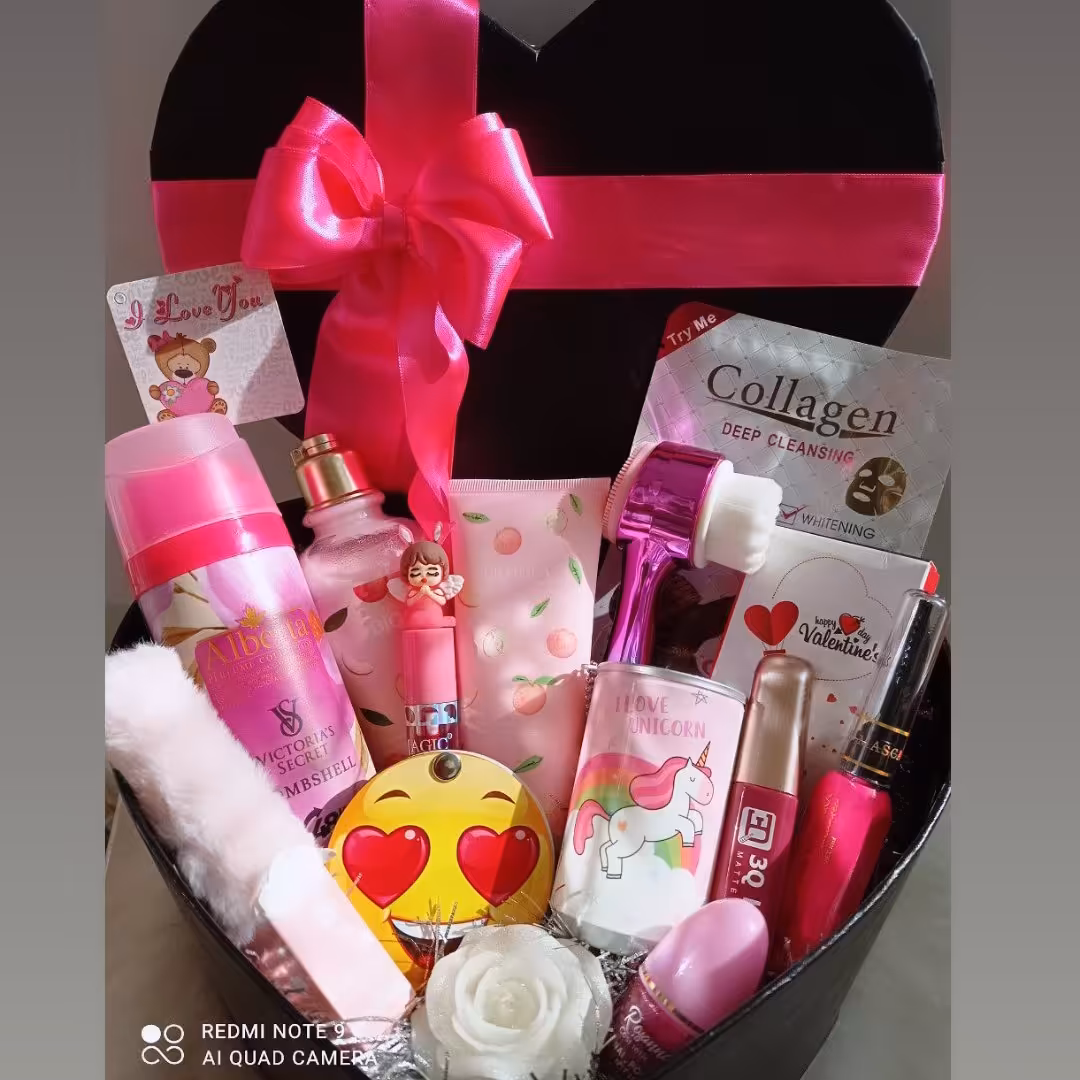 باکس هدیه صورتی 💗