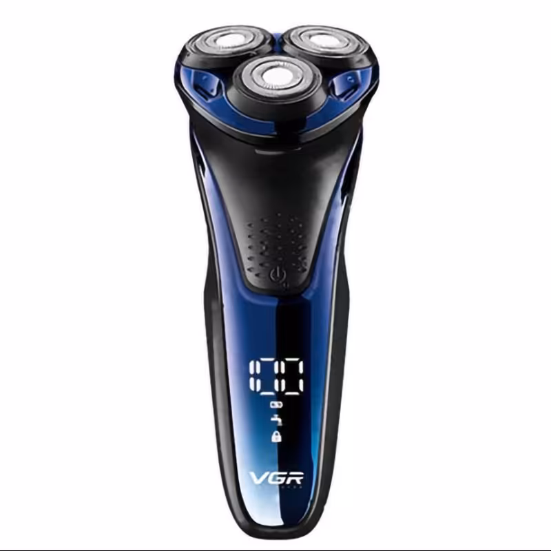 ماشین اصلاح موی صورت وی جی ار مدل V-306 سه تیغ شیور و خط زن کمکی کاملترین موزر