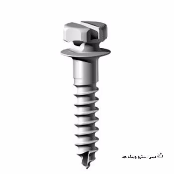 مینی اسکرو وینگ هد Osteonic استنلس استیل تک عددی
