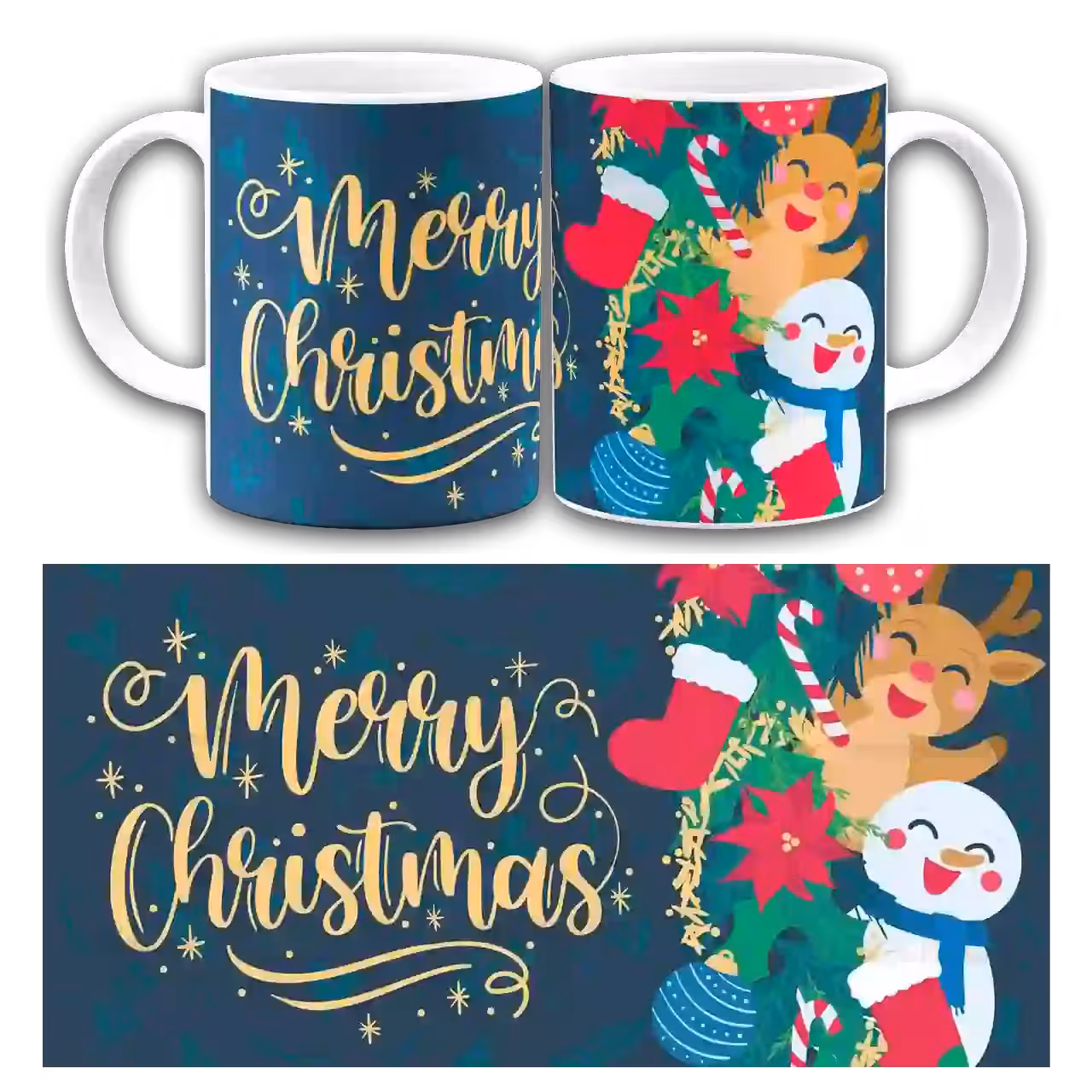 ماگMerry christmas  مدل  AK4