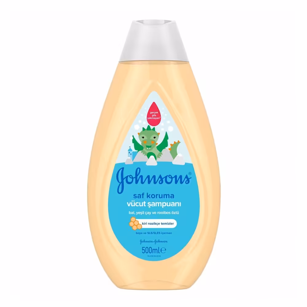 شامپو بدن 500 میل عسلی کودک جانسون johnson