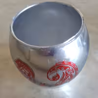 شمعدان گلدان بلورین آئینه