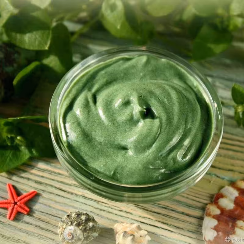 ماسک پودری جلبک اسپیرولینا ضد چروک و ضد لک فوق العاده