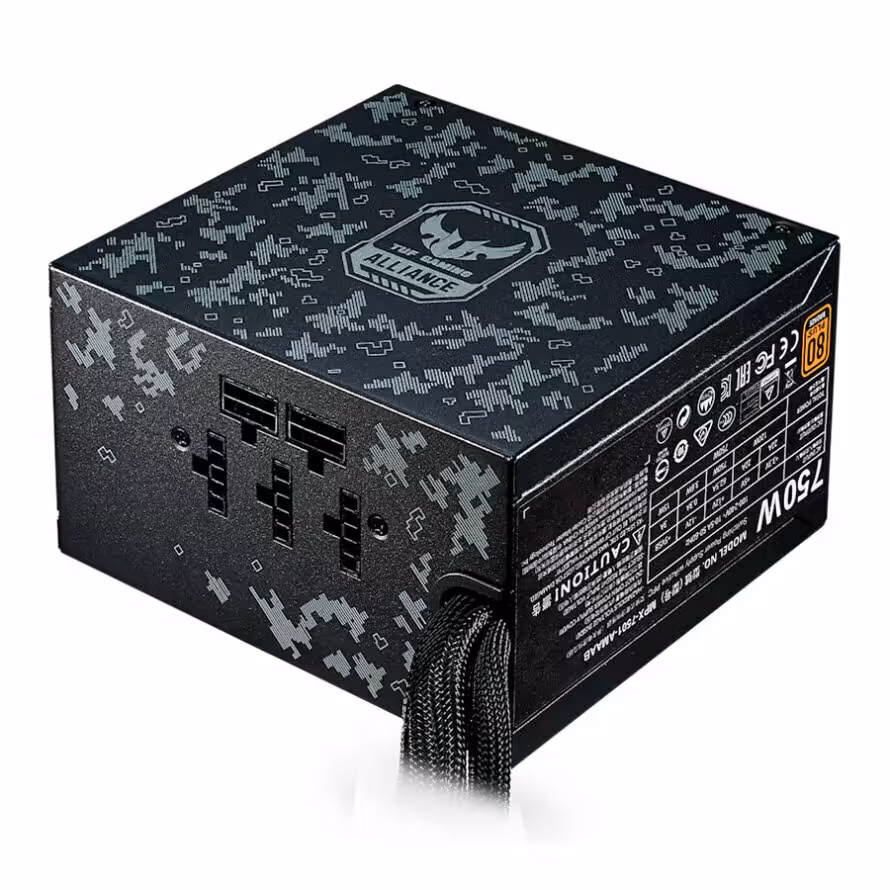 پاور 750 وات کولر مستر Masterwatt 750 TUF Gaming Edition Bronze Semi Modular