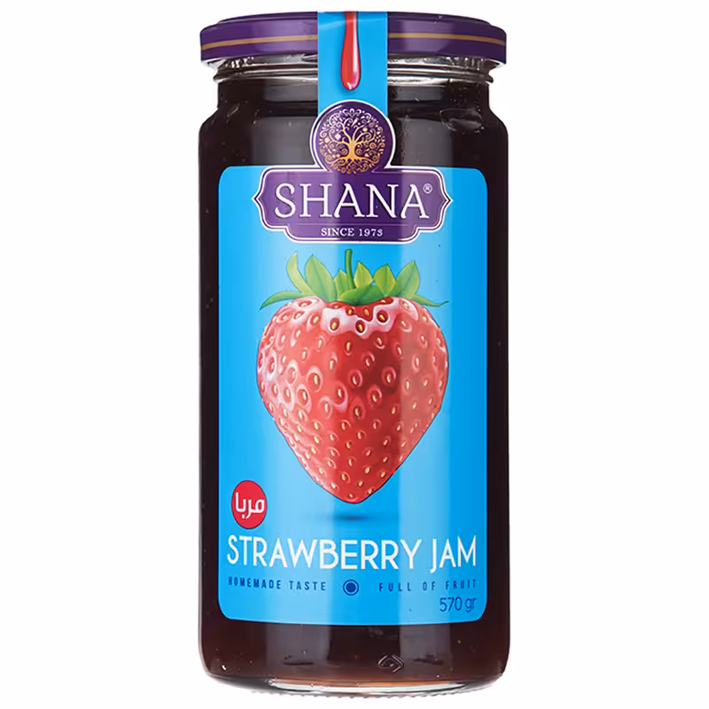 مربا توت فرنگی شانا - 570 گرم