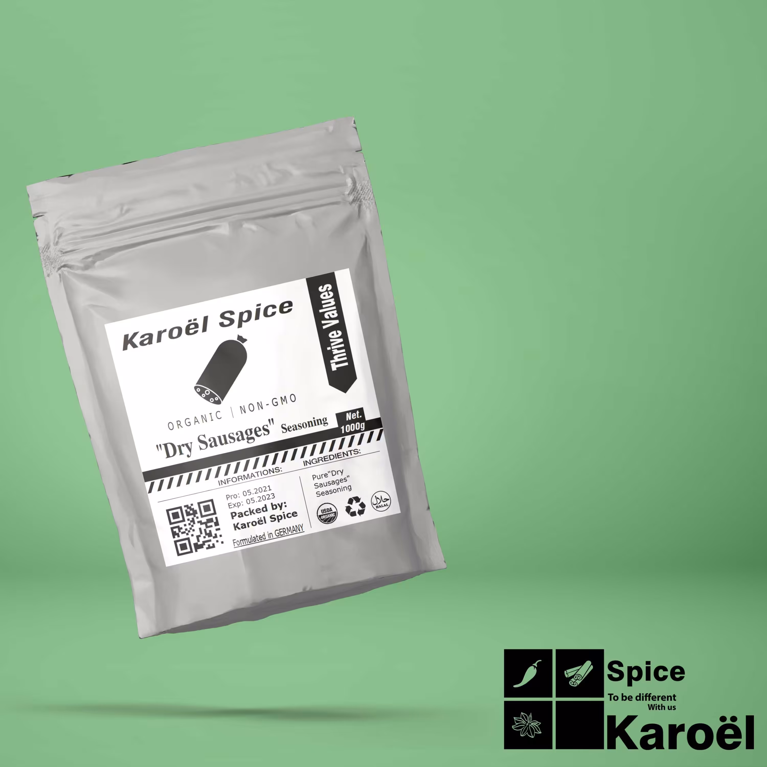 طعم دهنده کالباس خشک (محصول آلمان)500گرمیKFC