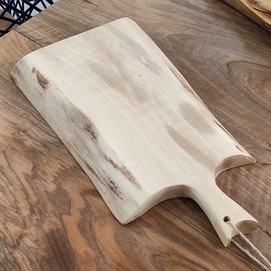 تخته سرو و تخته کار آشپزی روستیک چوب گردو کد 270204